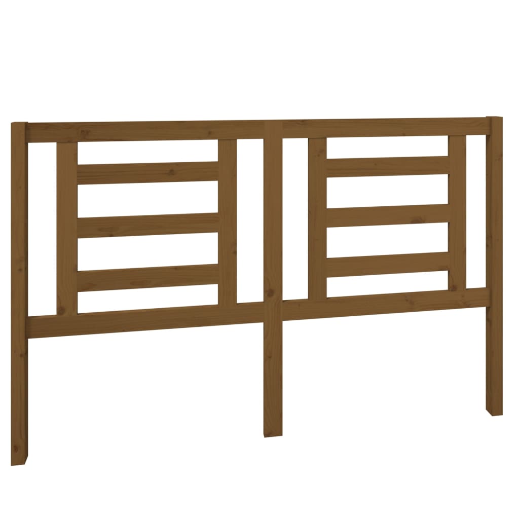 Bed Headboard | Honey Brown | Solid Pine Wood | 156cm x 100cm