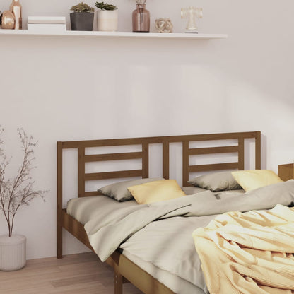 Bed Headboard | Honey Brown | Solid Pine Wood | 156cm x 100cm