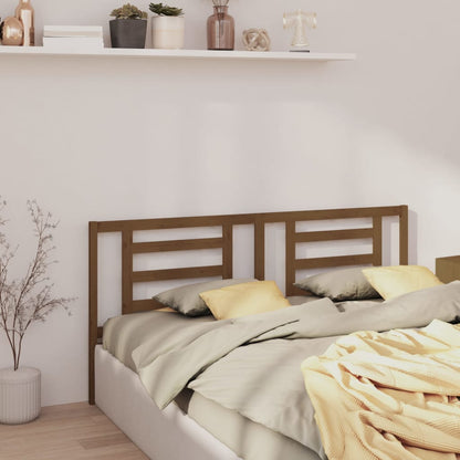 Bed Headboard | Honey Brown | Solid Pine Wood | 156cm x 100cm