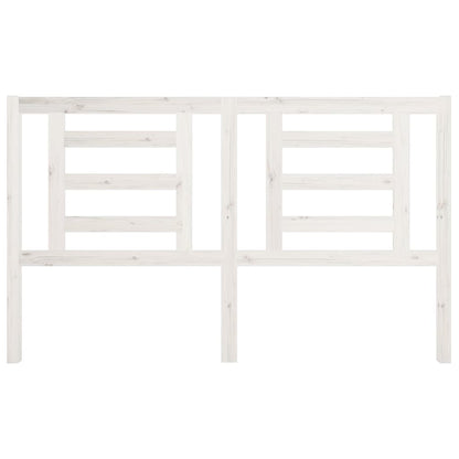 Bed Headboard | White | Solid pine wood | 166 cm x 4 cm x 100 cm