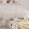 Bed Headboard White 166x4x100 cm Solid Pine Wood