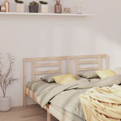 Bed Headboard | Natural wood | Solid Pine Wood
