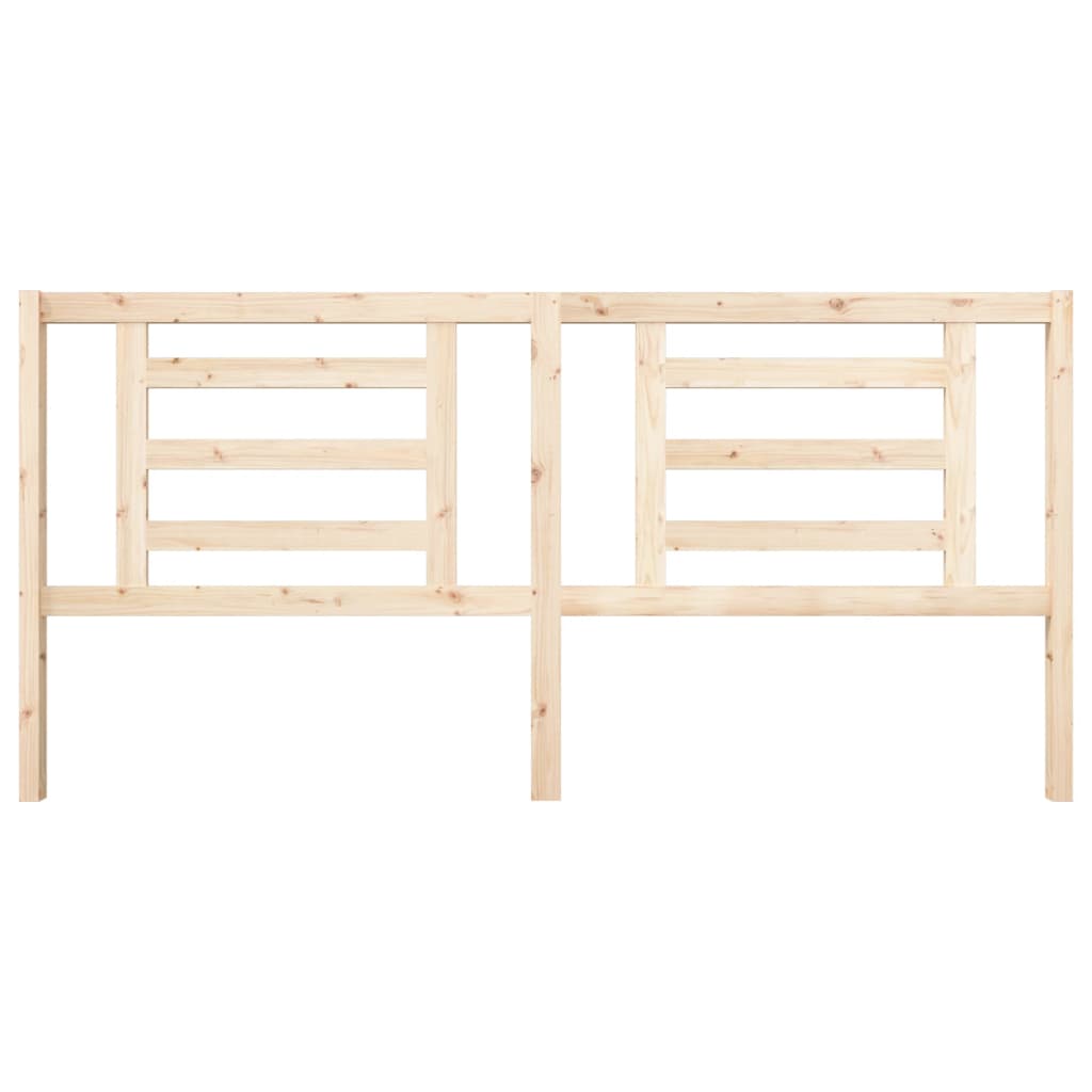 Bed Headboard | Natural wood | Solid Pine Wood