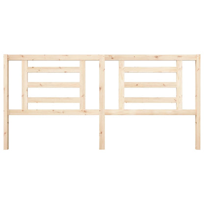 Bed Headboard | Natural wood | Solid Pine Wood