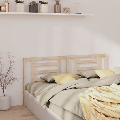 Bed Headboard | Natural wood | Solid Pine Wood