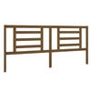 Bed Headboard Honey Brown 206x4x100 cm Solid Pine Wood