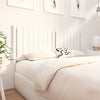 Bed Headboard White 165.5x4x100 cm Solid Wood Pine