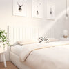 Bed Headboard White 205.5x4x100 cm Solid Wood Pine