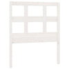 Bed Headboard White 80.5x4x100 cm Solid Wood Pine