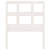 Bed Headboard White 80.5x4x100 cm Solid Wood Pine