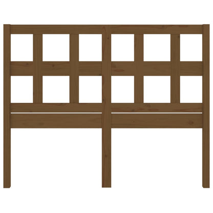 Bed Headboard Honey Brown 185.5x4x100 cm Solid Wood Pine