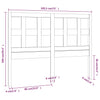 Bed Headboard Honey Brown 185.5x4x100 cm Solid Wood Pine