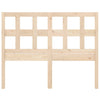 Bed Headboard 205.5x4x100 cm Solid Wood Pine
