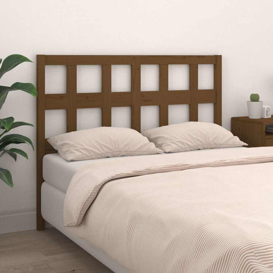 Bed Headboard | Honey brown | Solid pine wood | Standard