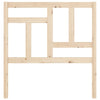 Bed Headboard 95.5x4x100 cm Solid Wood Pine