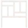 Bed Headboard White 95.5x4x100 cm Solid Wood Pine