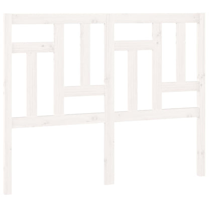 Bed Headboard | White | Solid pine wood | 145.5x4x100 cm