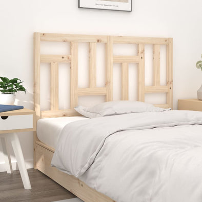 Bed Headboard 205.5x4x100 cm Solid Wood Pine