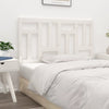 Bed Headboard White 205.5x4x100 cm Solid Wood Pine