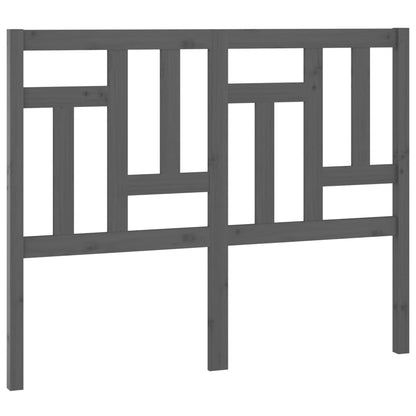 Bed Headboard | Grey | Solid Pine Wood | 205.5 cm wide