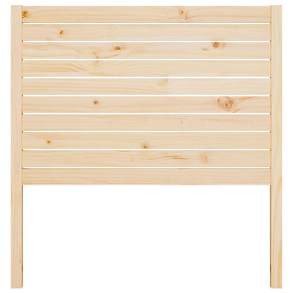Bed Headboard 81x4x100 cm Solid Wood Pine