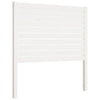 Bed Headboard White 96x4x100 cm Solid Wood Pine