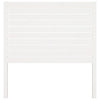 Bed Headboard White 96x4x100 cm Solid Wood Pine
