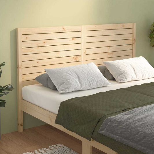 Bed Headboard | Natural Wood | Solid Pine Wood | 206x100 cm