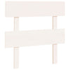 Bed Headboard White 93.5x3x81 cm Solid Wood Pine