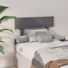 Bed Headboard Grey 93.5x3x81 cm Solid Wood Pine