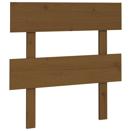 Bed Headboard | Honey Brown | Solid Pine Wood | Single