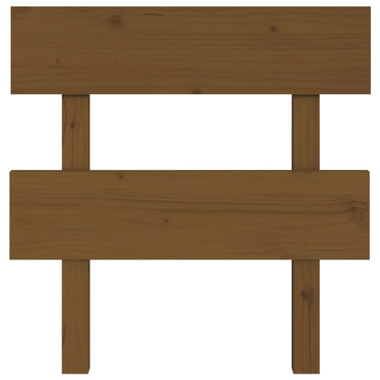 Bed Headboard Honey Brown 93.5x3x81 cm Solid Wood Pine