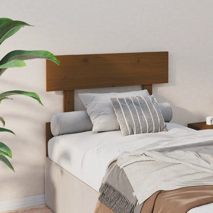 Bed Headboard Honey Brown 93.5x3x81 cm Solid Wood Pine