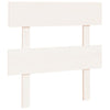 Bed Headboard White 103.5x3x81 cm Solid Wood Pine