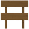 Bed Headboard Honey Brown 103.5x3x81 cm Solid Wood Pine