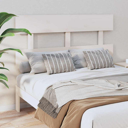 Bed Headboard | White | Solid pine wood | Medium | Stylish Design