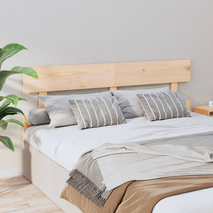 Bed Headboard | Natural Wood | Solid pine wood (untreated)