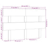 Bed Headboard 154x3x81 cm Solid Wood Pine