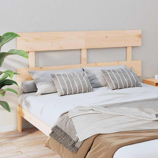 Bed Headboard 154x3x81 cm Solid Wood Pine