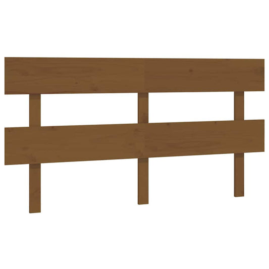Bed Headboard | Honey Brown | Solid Pine Wood | Standard