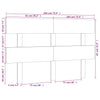 Bed Headboard White 184x3x81 cm Solid Wood Pine