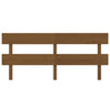 Bed Headboard Honey Brown 184x3x81 cm Solid Wood Pine