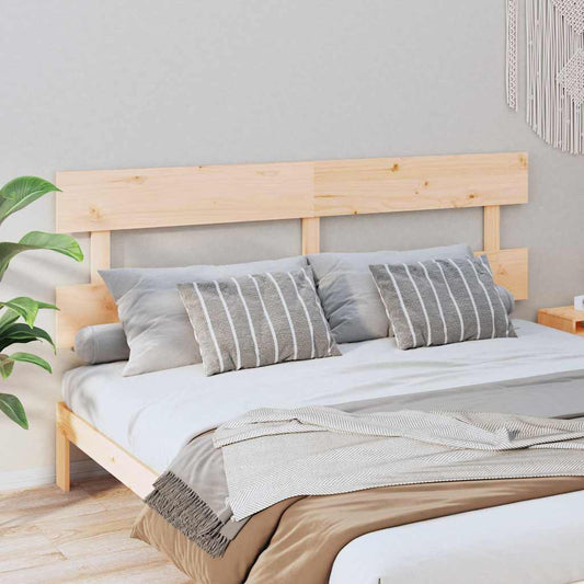 Bed Headboard | Wood colour | Solid pine wood | Standard | Ergonomic
