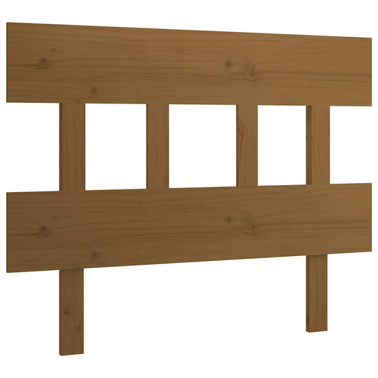 Bed Headboard | Honey brown | Solid pine wood