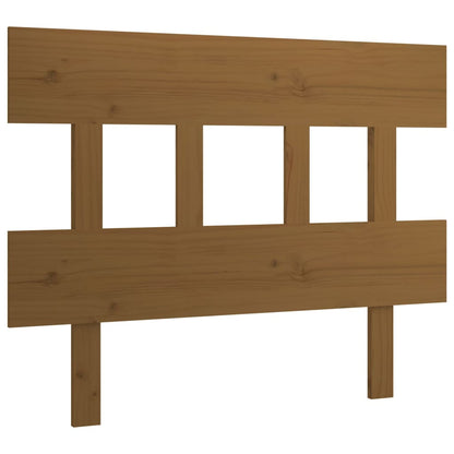 Bed Headboard Honey Brown 103.5x3x81 cm Solid Wood Pine