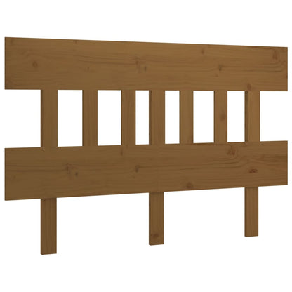 Bed Headboard Honey Brown 138.5x3x81 cm Solid Wood Pine