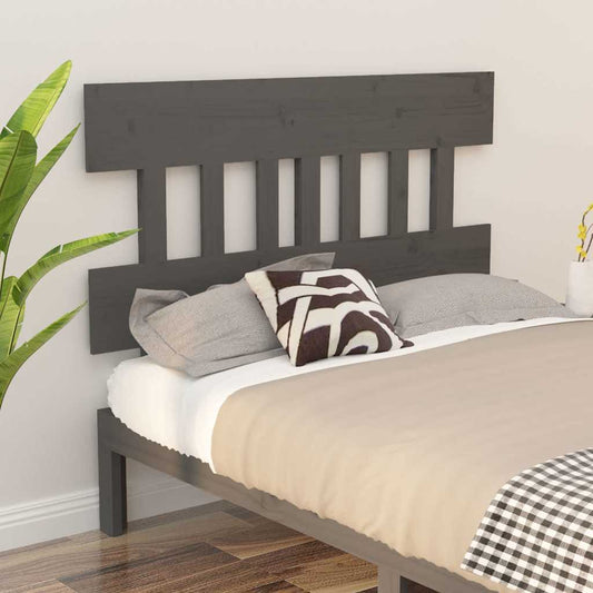 Bed Headboard | Grey | Solid pine wood | Medium | Bed Headboard