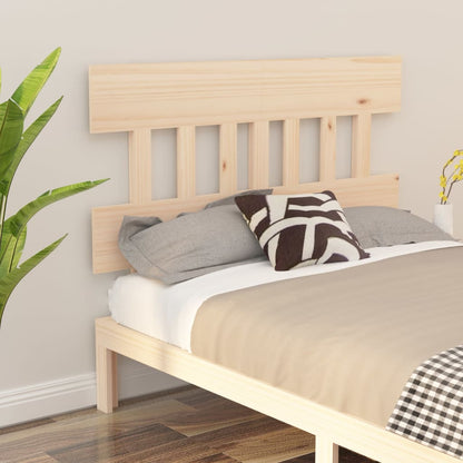 Bed Headboard 153.5x3x81 cm Solid Wood Pine