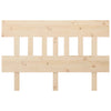 Bed Headboard 203.5x3x81 cm Solid Wood Pine