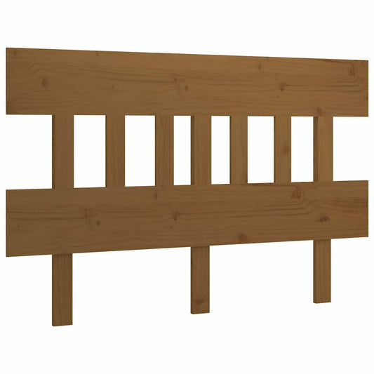 Bed Headboard | Honey brown | Solid pine wood | 203.5x81 cm